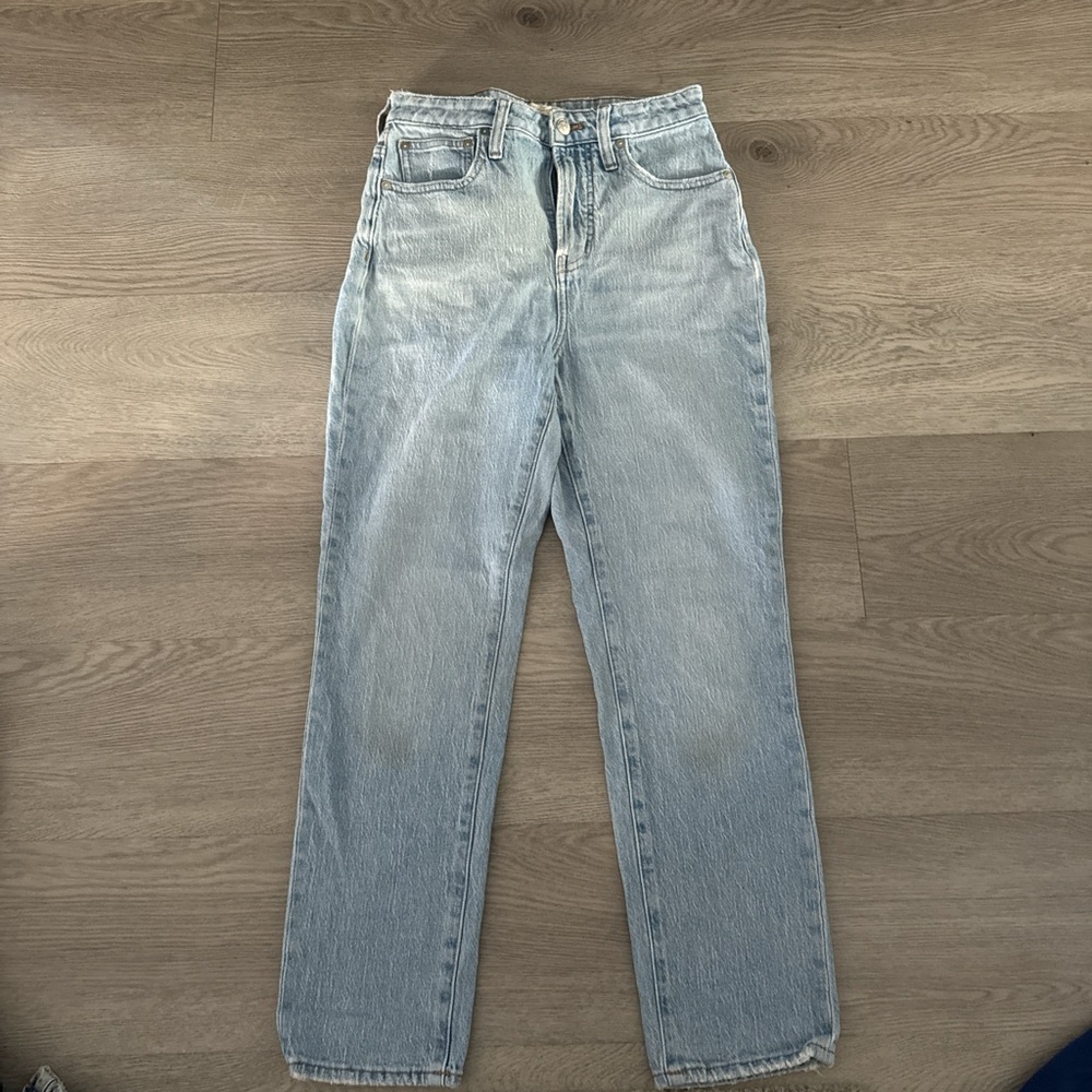Madewell Light Blue Straight Leg Jeans